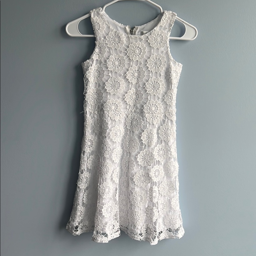 Us Angels White Sheath Halter Dress